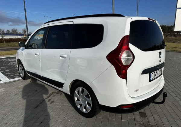 Dacia Lodgy cena 21000 przebieg: 255819, rok produkcji 2012 z Sławków małe 596